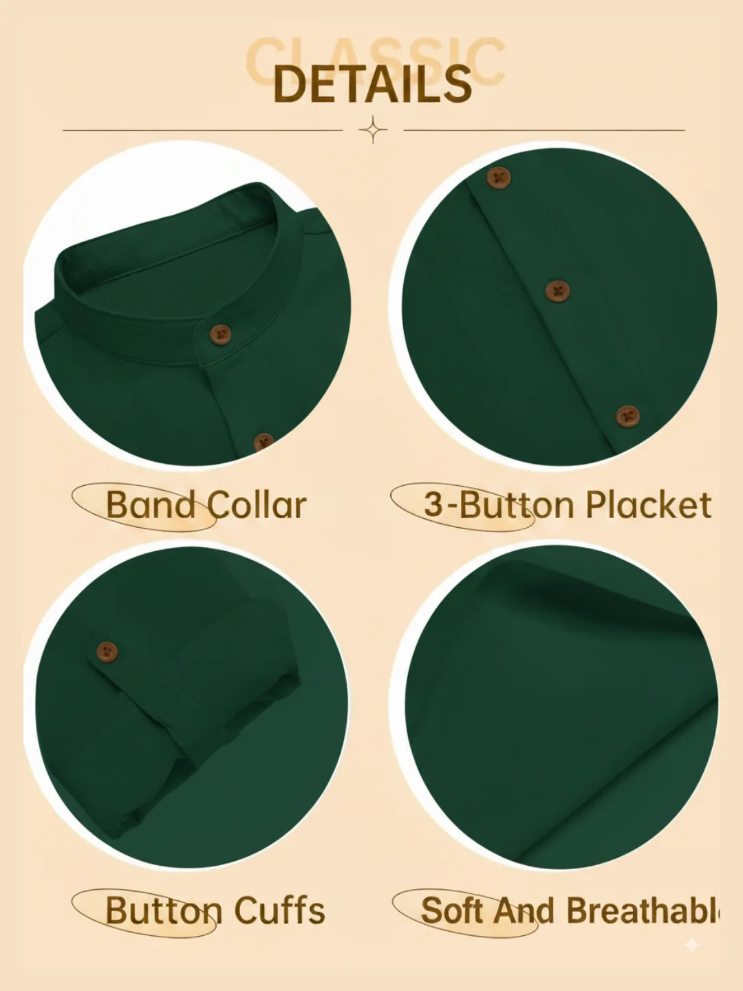 Airy Peacock Green Classic Short Kurta - Image 6