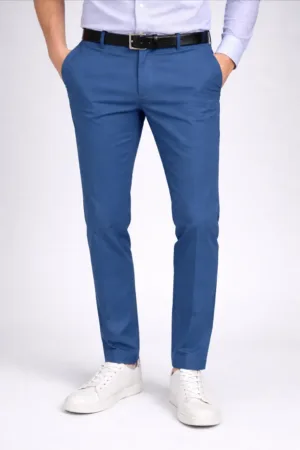 Everyday Comfort Airforce Blue Formal Trousers