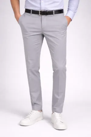 Everyday Comfort Light Grey Formal Trousers