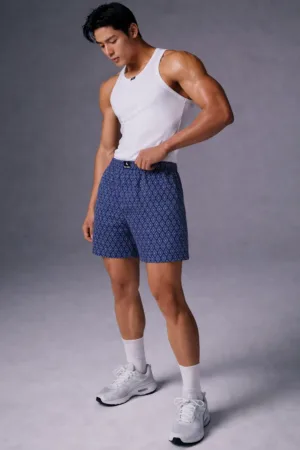 Men Printed Cobalt Blue Ultra-Light Cotton Boxers