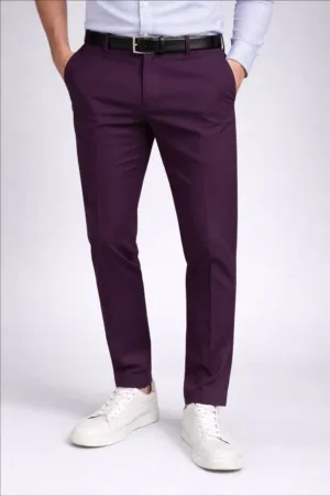 Smooth Finish Vine Office Trousers