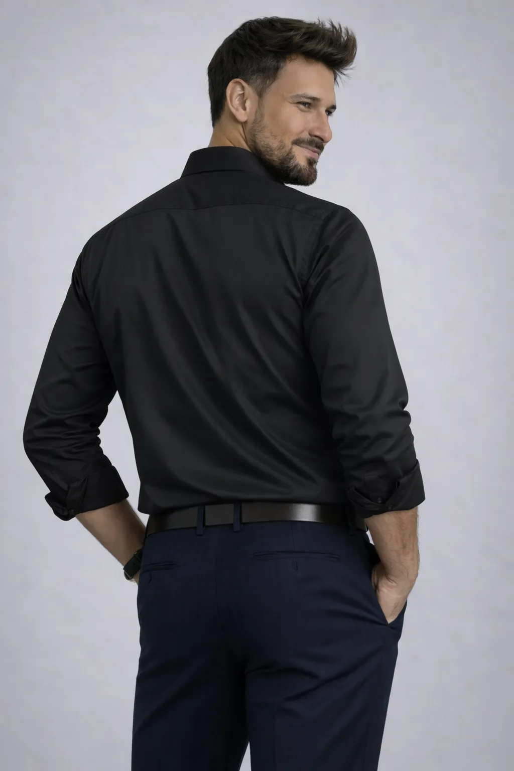 Cotton Sateen Essential Shirt - Image 2